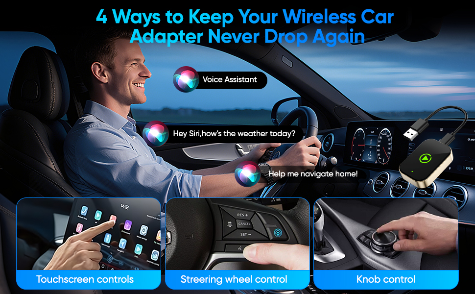 Wireless Carplay Adapter for Apple iPhone