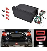 YOMTOVM 3-In-1 LED Rear Bumper Light, Tail Brake DRL Lamp Compatible with 2011-2021 Subaru Imprez...
