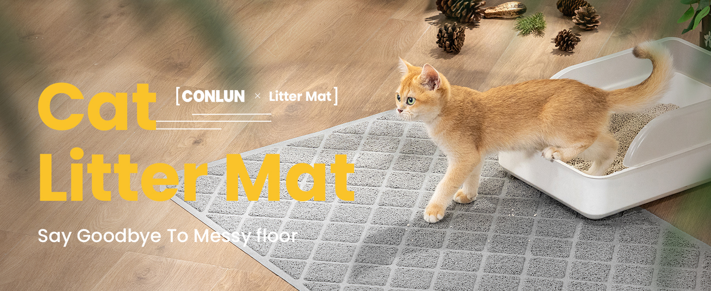 cat litter mat