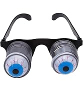 WsjiaboFux Pop Out Eye Glasses Wobbly Eyes On Springs Pop Out Eyes Novelty Glasses Halloween Carn...