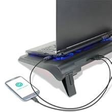 phone charging through cooling stand