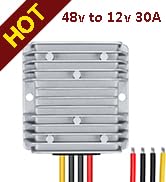 48V Step Down 12V 360W 30A DC/DC Voltage Regulator Golf Cart Reducer Converter Waterproof Module ...