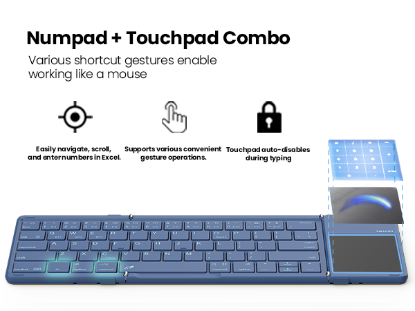 Numeric Keypad & Touchpad Combo