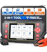 FOXWELL NT604Pro 2-in-1 OBD2 Scanner & Battery Tester, 4-Systems, 3 Resets | NT604 Upgrade: ABS/S...