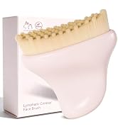 BEAUTYFACTOR Lymphatic Contour Face Brush for Sculpting,Lymphatic Drainage Gua Sha Brush for De-P...