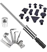 DRAMLOR Paintless Dent Repair Kit, Heavy Duty Dent Puller Tool Paintless Car Dent Repair Tool wit...