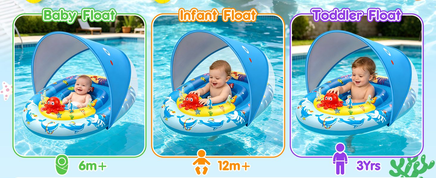 baby pool float 3-6 months