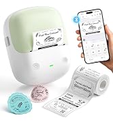 NIIMBOT B2 Label Maker Machine with Tape, Portable Bluetooth 2Inch Label Printer with Multiple Te...
