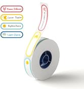 NIIMBOT Label Only for N1 Label Maker, 12x40mm Sky Buddies | Waterproof, Wear-resistant, Long-Las...