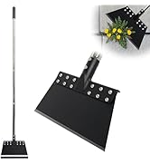CKLT Weed Scraper 65in Garden Flat Shovel Floor Scraper Long Handle Heavy Duty Multi Weeding Shov...