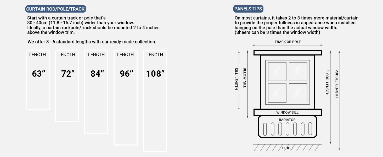 Kotile measurements white lace curtains 2 panels set for living room vintage lace curtains