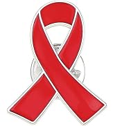 Red Bring Them Home Pin, Metal Ribbon Pin Hostage Support Campaign Mental Health Awareness Charit...