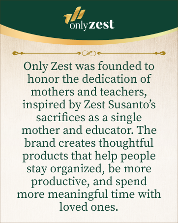 Only Zest brand story about thoughtful products for families.