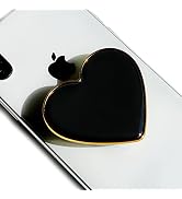 GRIPONG Cute Heart Shape Colorful Gold Enamel Epoxy Expandable Collapsible Mobile Phone Grip Stan...