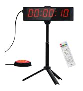 Ousmile Large Stopwatch with Start/Stop Button, LED Digital Timer with Remote, Countdown Clock wi...