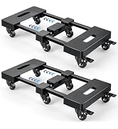 KEDSUM Furniture Dolly with 6 Swivel Casters, Expandable Moving Dolly, 24in-12in Furniture Movers...