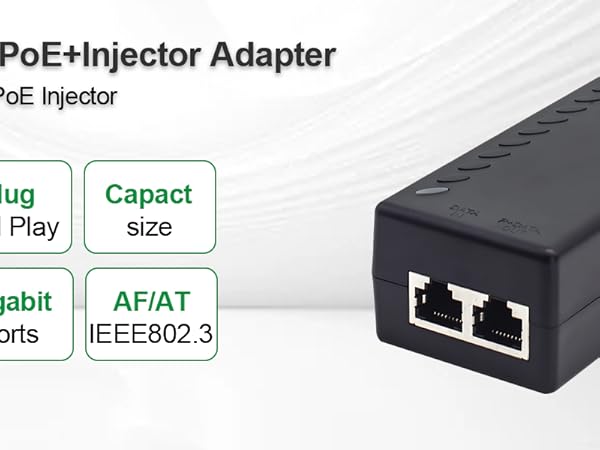 30W PoE+ Injector
