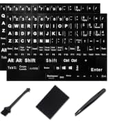 Englishfullsize keyboard stickers