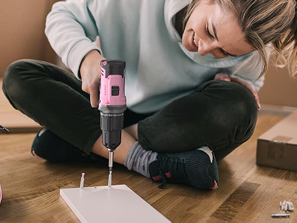 women drill