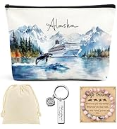 VeloKomo Alaska Souvenirs Gifts Set - 3 Pcs Alaskan Cruise Essentials Set With Watercolor Makeup ...
