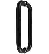 Rackickyer Back to Back Frameless Glass Shower Door Pulls, Fits 6-12mm(1/4"-1/2") Thickness Glass...
