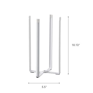 Dimension image for Collapsible Bottle Dryer on a white background
