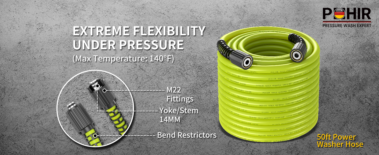 Pressure Washer Hose 50ft