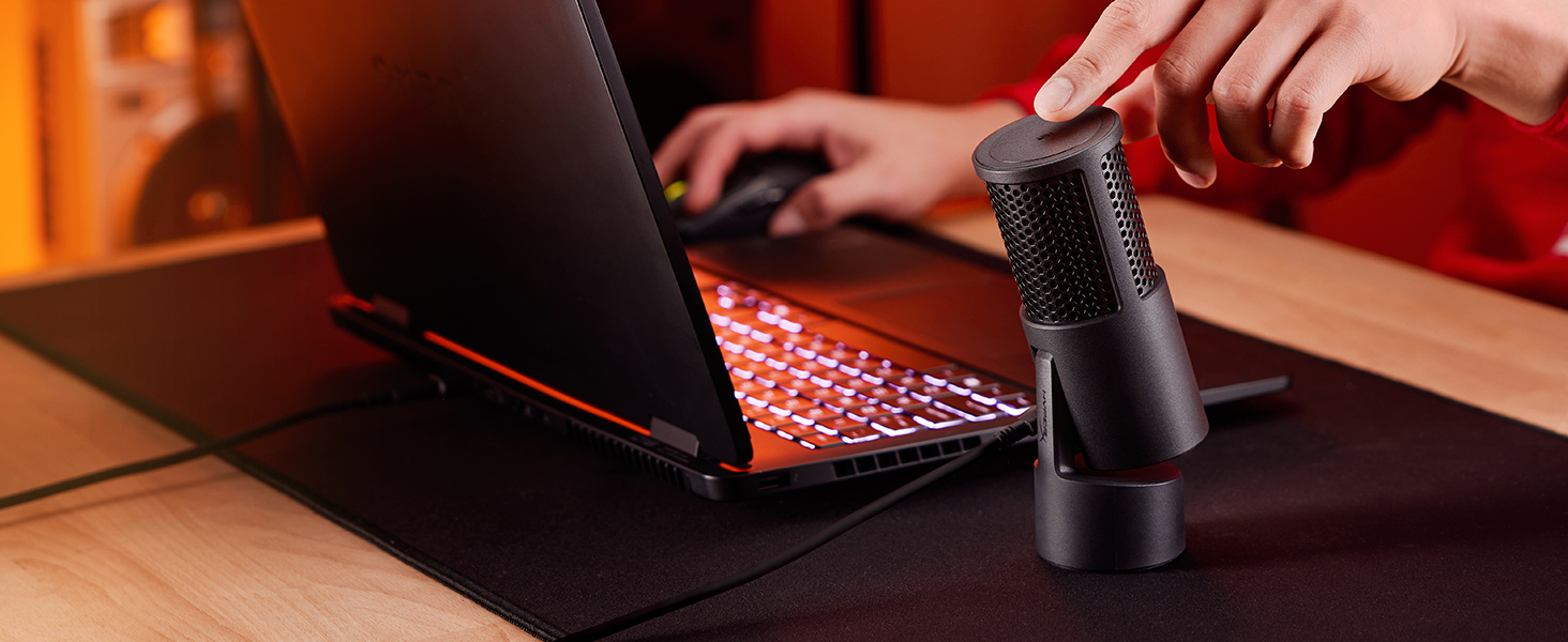 Tap-to-Mute with LED Indicator