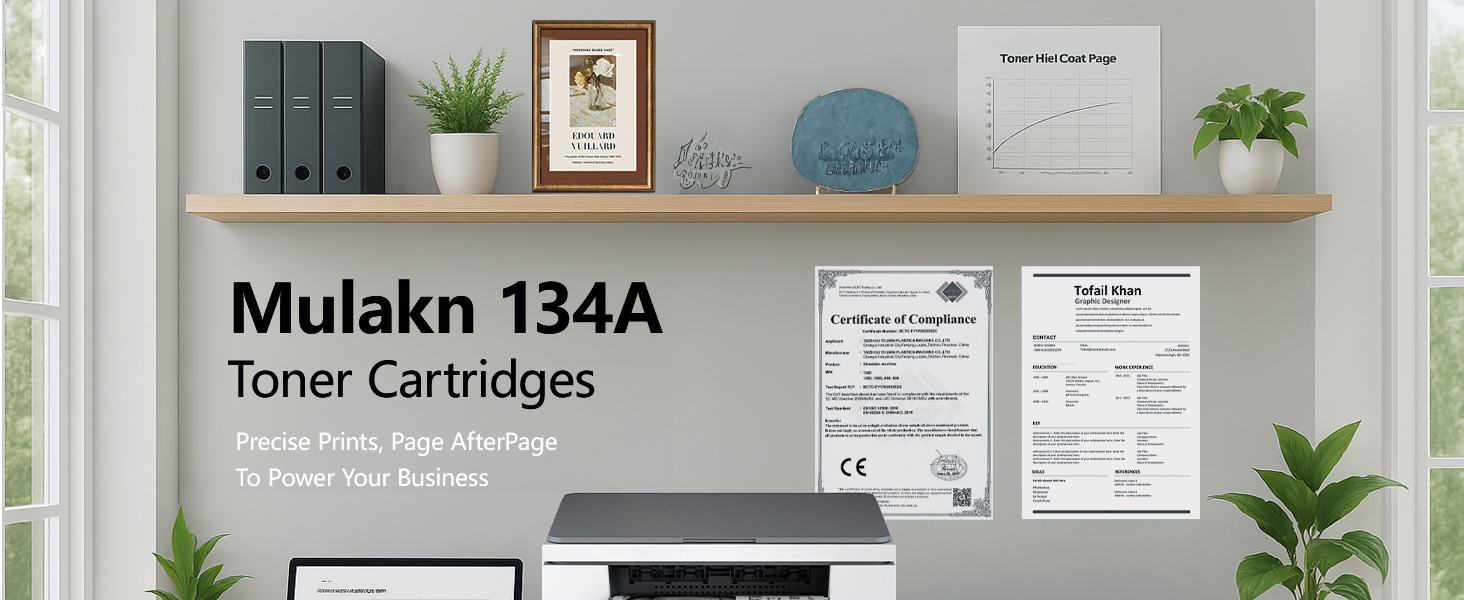 HP 134A Black Toner Cartridges