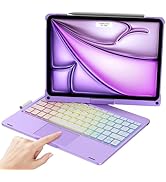 FOGARI Touch Keyboard Case for iPad Air 11-inch (M2) 2024 & iPad Pro 11(4th/3rd/2nd/1st Gen): Mul...