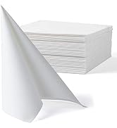 MORGIANA 50PCS Disposable Napkins, Disposable Linen Feel Napkins, White Serviettes, Airlaid Paper...
