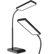 LEPOWER Desk Lamp, 800LM LED Desk Lamp for Home Office, 12W Reading Lamp for Desk, Eye-Caring Des...