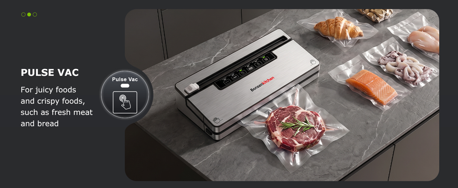 Bonsenkitchen Vacuum Sealer for Food