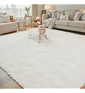 8x10 Area Rugs for Living Room Bedroom, Large Area Rug Shaggy Carpet Soft Plush Furry Bedside Rug...