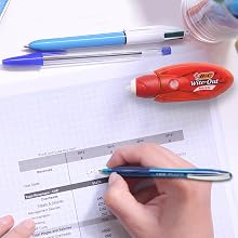 Applies Dry for Mess-Free Correcting