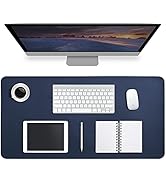 YXLILI Mouse Pad 31.5" x 15.7" Large Desk Mat PU Leather Desk Protector Blotter Waterproof Laptop...