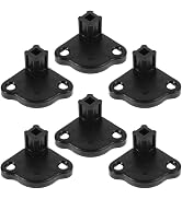 Mikikit 6Pcs Portable Tent Base Bracket for Easy Setup Lightweight Plastic Awning Support Versati...