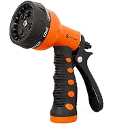 AUTOMAN-Garden-Hose-Nozzle,ABS Water Spray Nozzle with Heavy Duty 7 Adjustable Watering Patterns,...