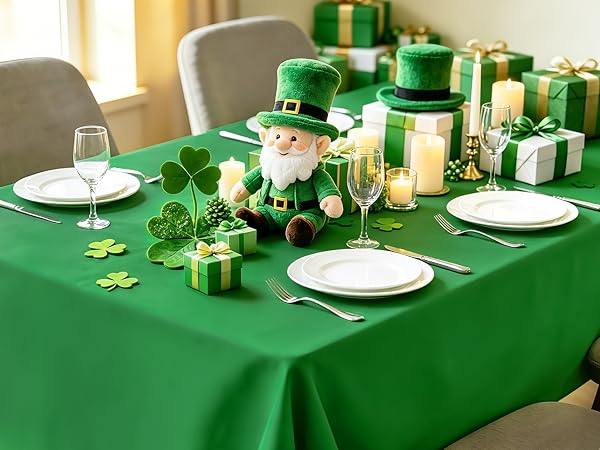 Green Tablecloth
