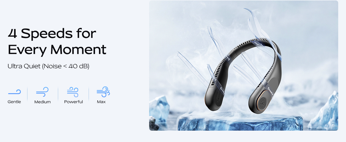 bladeless neck fan; neck fans for men; cooling; cooling neck fan; neck cooling fan;