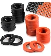 ZDBB 80 Pcs Garden Hose Gasket Rubber Seal, Fits All Standard 3/4 Inch Outdoor Hose Fittings with...