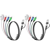 Travel Essentials,Multi Charging Cable for Apple Watch Charger/iPhone Charger/Samsung Charger,Typ...