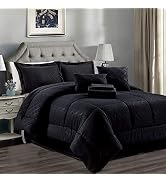 JML Cal King Comforter Set, 10 Piece Microfiber Bedding Comforter Sets with Shams - 430 GSM Heavy...