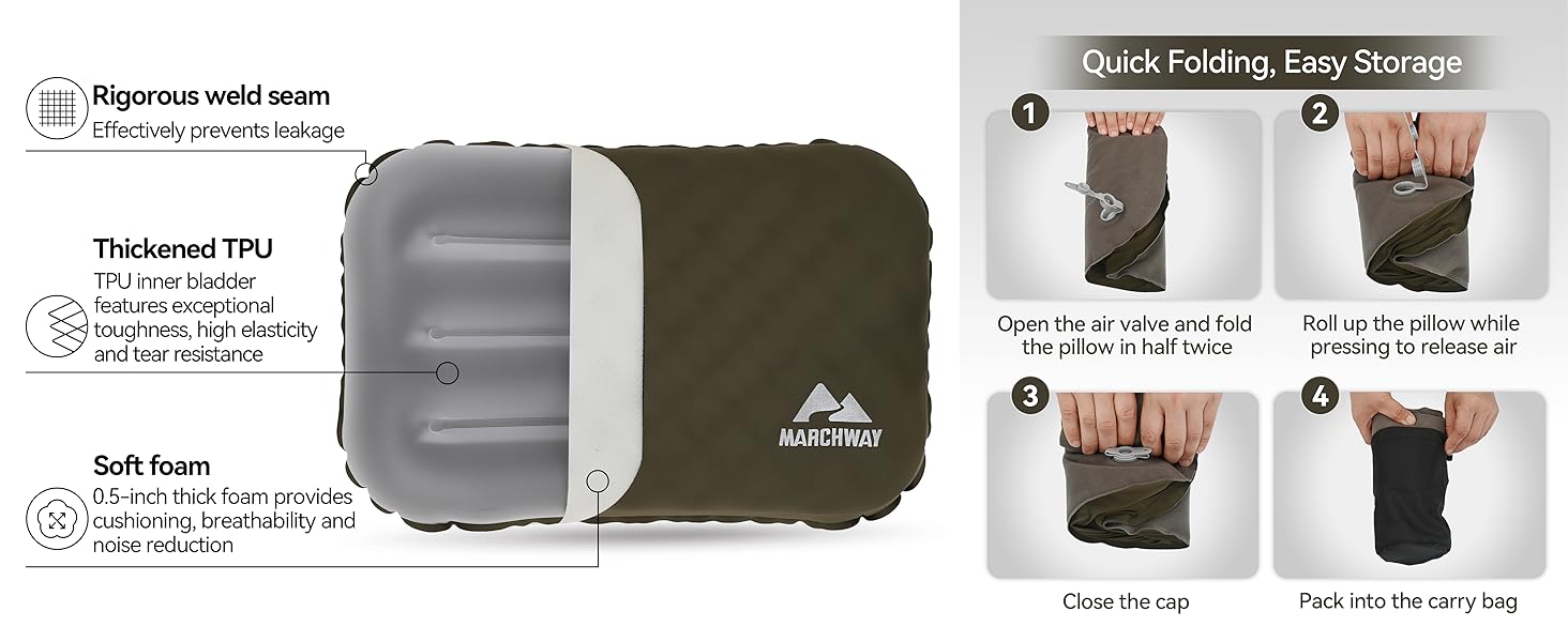 lightweight backpacking pillow