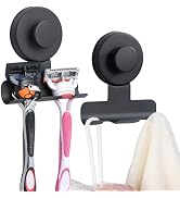 Supopular Razor Holder for Shower, Stainless Steel No-Drill Shaver Hook | Heavy-duty damage-free ...