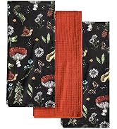 Miss Adola 3pcs Cotton Kitchen Towels - 270 GSM 16x25 Inch Terry Cloths Reusable Dish Cloths for ...