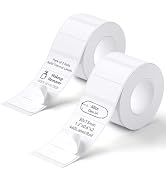 NIIMBOT 2 Roll Set Label, 2 Rows 0.6"x1.2" (15x30mm),460 Label/Roll | for B1/B2/B21/B31 Label Mak...