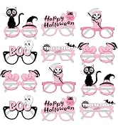 KatchOn, Pink Halloween Glasses for Adults - Pack of 12, No DIY | Halloween Glasses for Women, Ha...