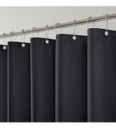 THAIGEE Water-Repellent Fabric Shower Curtain Liner - Hotel Quality Machine Washable, 3 Heavy-Dut...