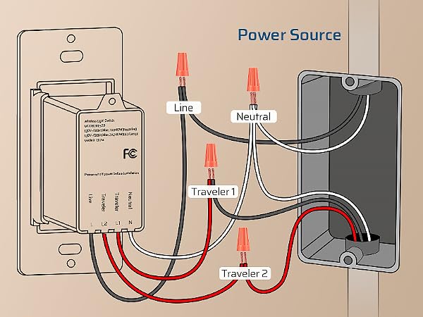 3 Way Wireless Light Switch